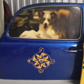 Full Size Car Door Art by Peter Graf Original Piece item