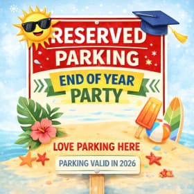 Reserved Parking for End Of Year Party 2026 item