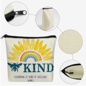 Linen "Bee Kind" Bag item