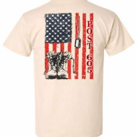 Post 605 T-shirt (Tan) item