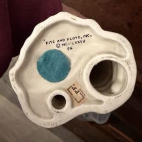 Lovely Fitz and Floyd Egret 6 by 4” Figurine item