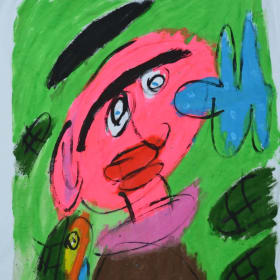 FRIDA WITH BUTTERFLY item