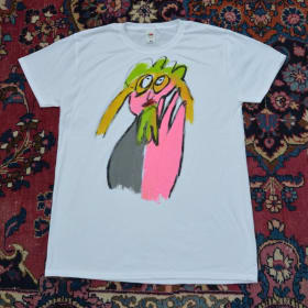 GOATEE BEARD PINK HAND item