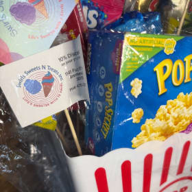 Movie themed gift basket item