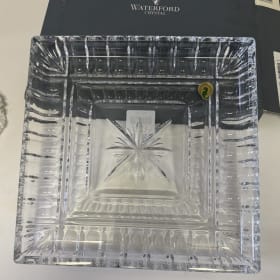 Waterford Crystal NEW in box O’Connell 10” by 10” tray item