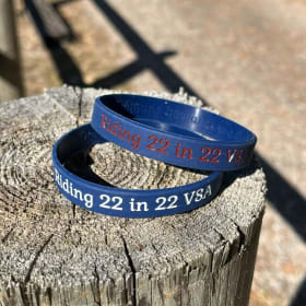 Silicone Bracelet - Riding 22 in 22 VSA - Red item