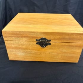 Crafted wood box #2 item