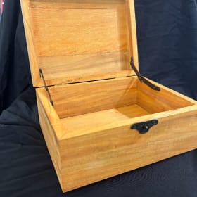 Crafted wood box #2 item