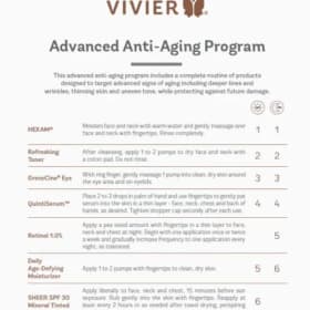 Vivier Advanced Anti-Aging Program Gift Basket item