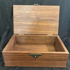 Crated wood box #3 item