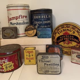 Lot of 11 Vintage/Antique Tins item