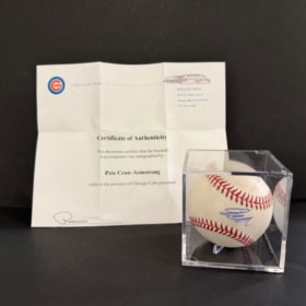 Chicago Cubs Autographed Baseball item