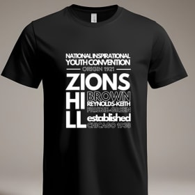 NIYC History Zion's Hill T-Shirt (Medium) item