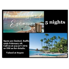Vacation to Hawaii Raffle item