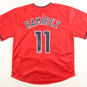 Jose Ramirez Autographed Jersey item
