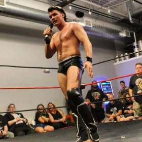 Autographed ring-worn gear by Speedball Mike Bailey item