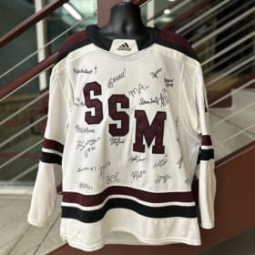 Signed Girls Prep Hockey Jersey! item