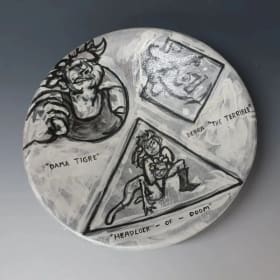Peter Jadoonath- Plate Wrestlers item