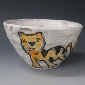 Peter Jadoonath- Bowl with Tiger item