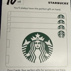 $100 gift card package - $60 Sweet Peppers & $40 Starbucks item