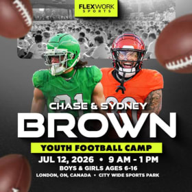 Chase and Sydney Brown Youth Football Camp item