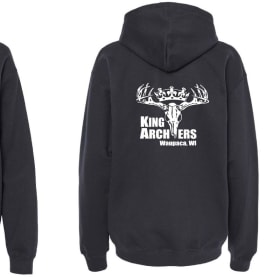 Adult Mid Weight Hoodie Black item