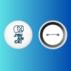 5 Macarons  "J'AVANCE" 2025 item