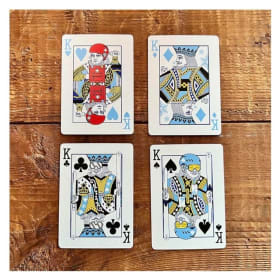 Snow themed deck of cards item