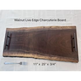 Walnut Live Edge Charcuterie Board item