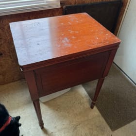 Antique/Vintage Sewing Machine in Wooden Cabinet item