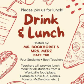 Lunch with Ms. Bockhorst and Mrs. Merz item