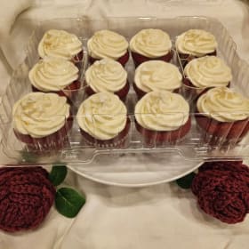 P Joseph's delectable red velvet cupcakes (first) item