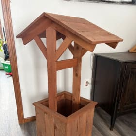 Garden Basket and Wishing Well item