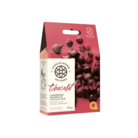 Canneberges enrobées de chocolat noir 120 g item