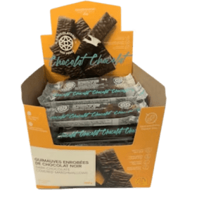 Guimauves enrobées de chocolat noir 18g item