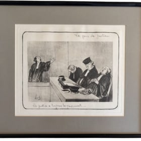 Les Gens de Justice by Honoré Daumier (1848) item