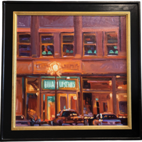 Billiards Upstairs by Laura Reilly item