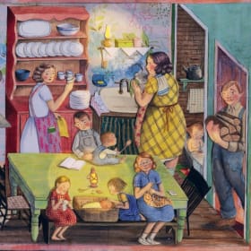 Took Turns Tending the Youngest One item