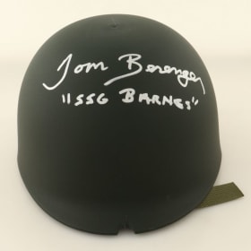 Tom Berenger Autographed "Platoon" Helmet item