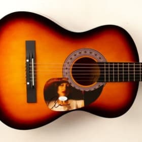 Ariana Grande Autographed 38" Guitar item