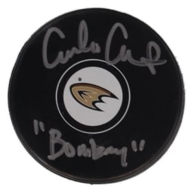 "The Mighty Ducks" Emilio Estevez Autographed Puck item
