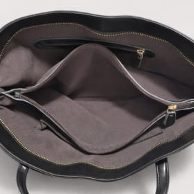 One Chance of Winning-BLK Leather Tote item