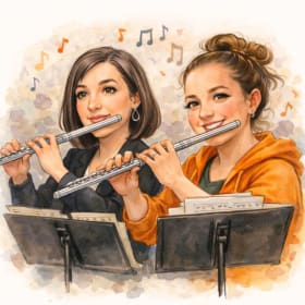 🪈 Live Music for Your Event: Jolly Jones Flute Duo item