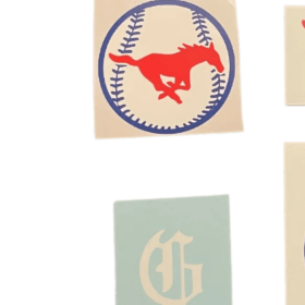 Decals, Earrings and Key Chains item