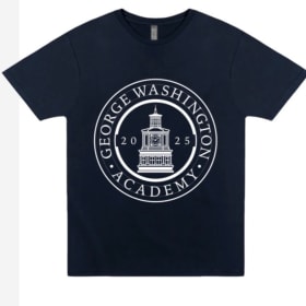 A4 Crest Design YC1046CottonHeritage Short  Youth Large NAVY item