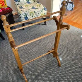 Wooden Quilt Rack item