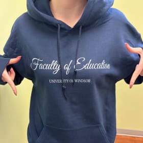 Navy Hoodie- Small item