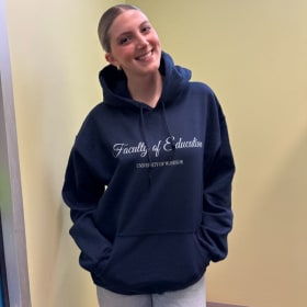 Navy Hoodie- Small item