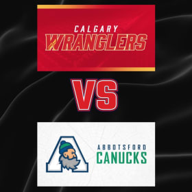 4 Tickets to the Calgary Wranglers VS The Abbotsford Canucks item