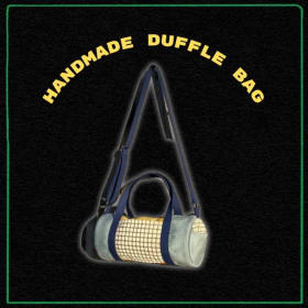 Handmade Mini Duffle Bag item